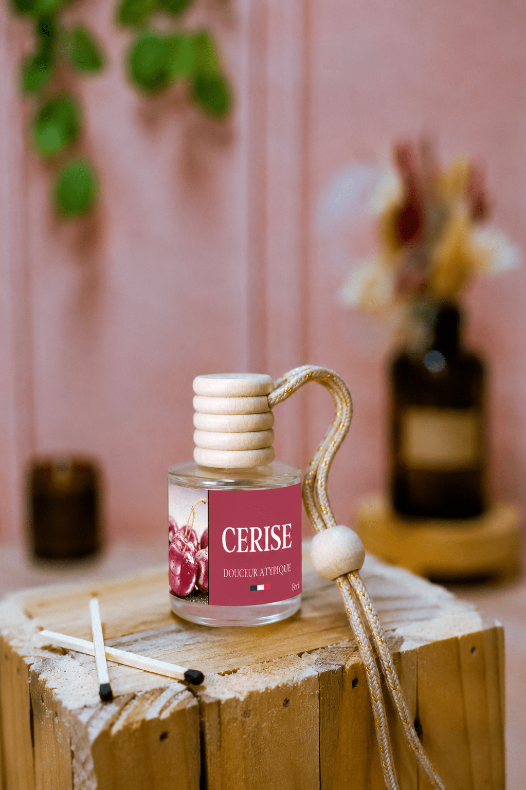 Diffuseur voiture - Cerise noire