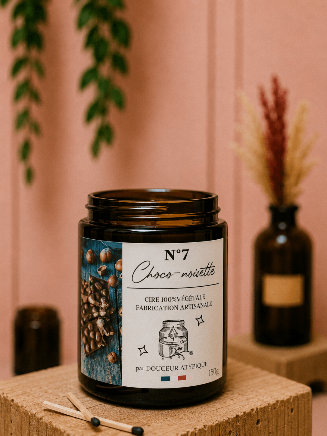 Bougie - Choco-noisette